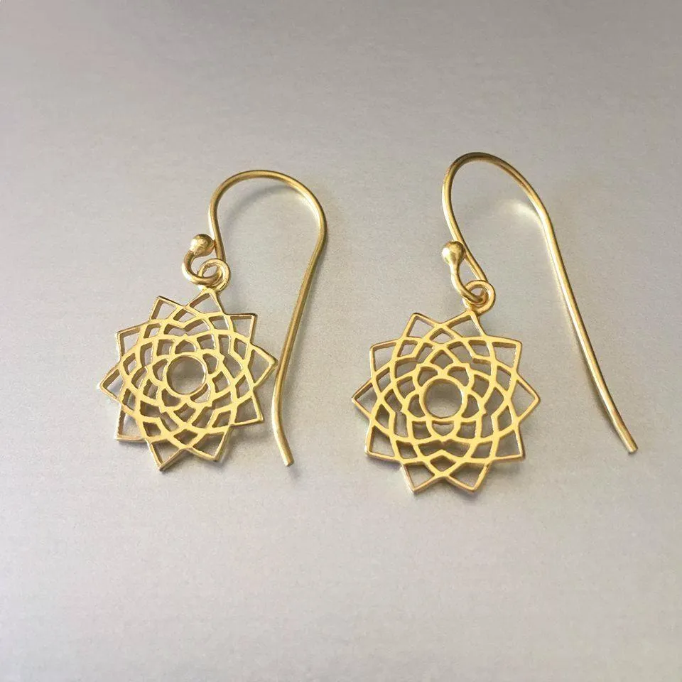 Chakra Gold Earrings