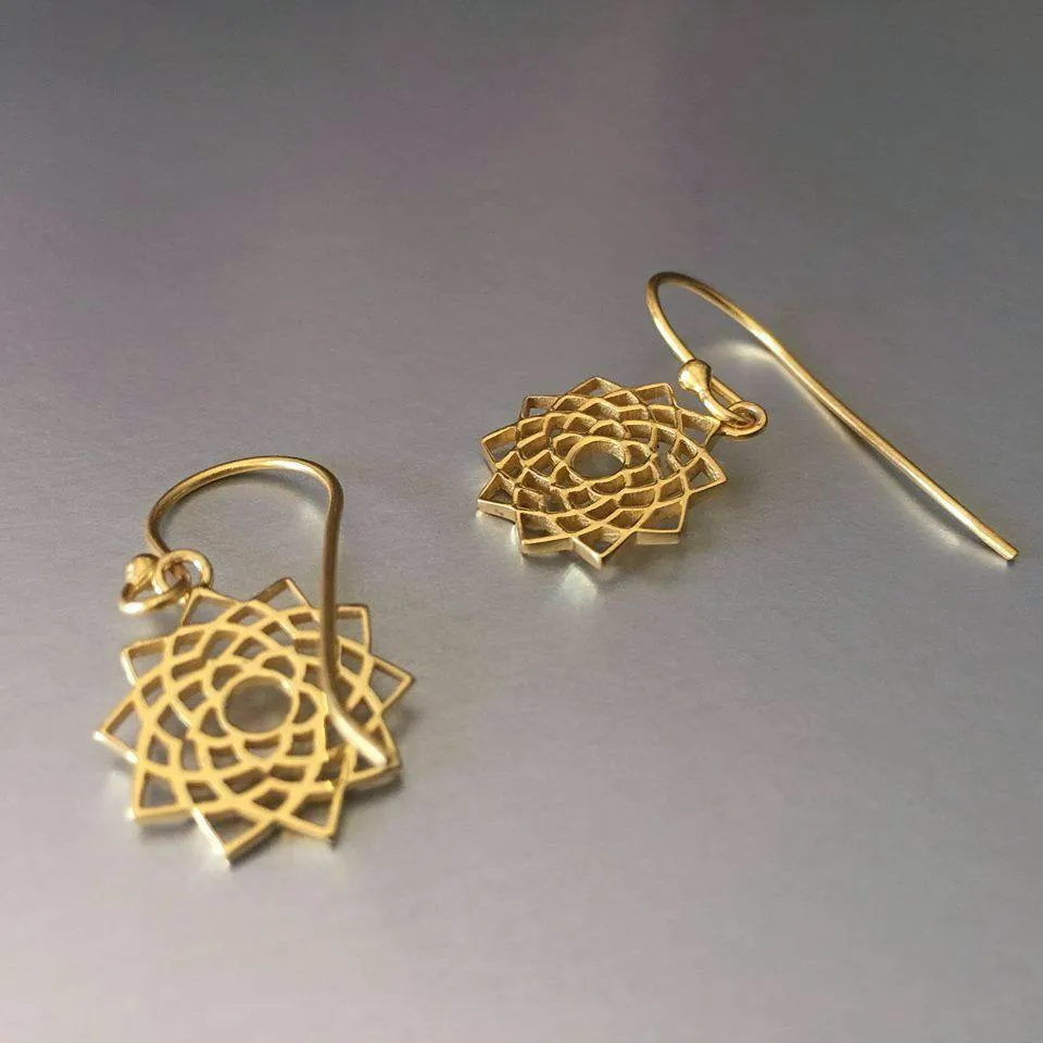 Chakra Gold Earrings