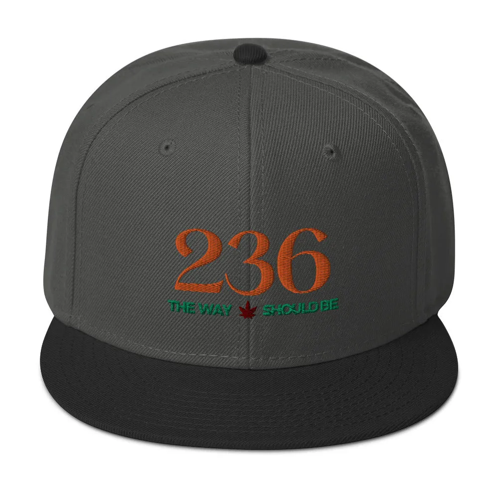 Coastal Maine Cannabis Inspired Snapback Hat