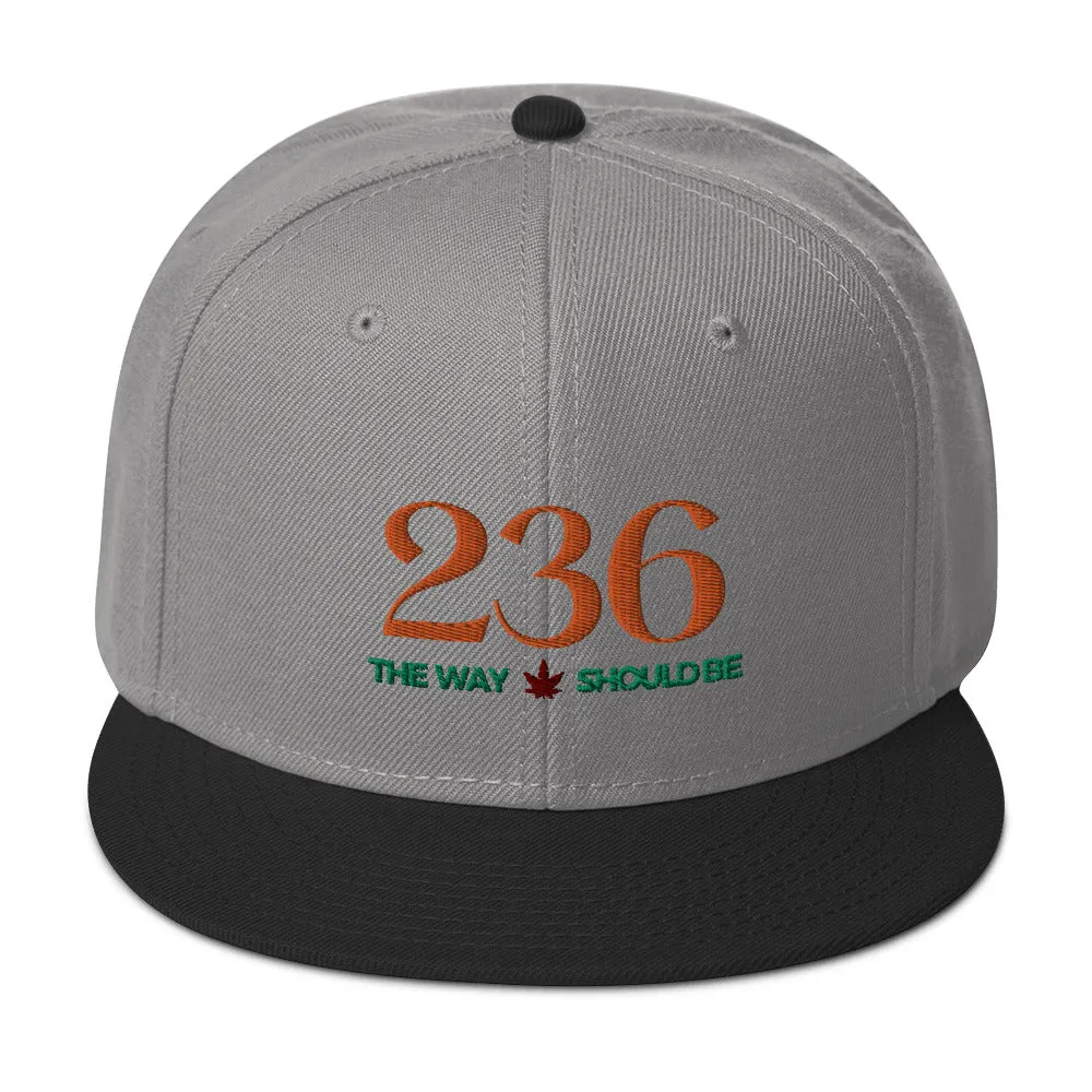 Coastal Maine Cannabis Inspired Snapback Hat