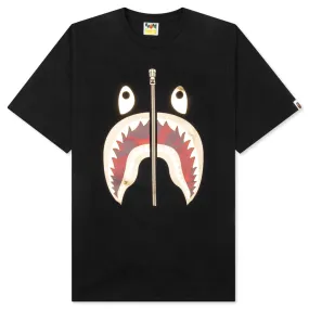 Color Camo Shark Tee - Black/Red