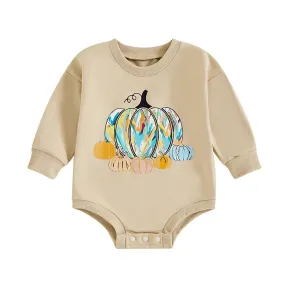 COLORFUL PUMPKIN Long-Sleeve Onesie