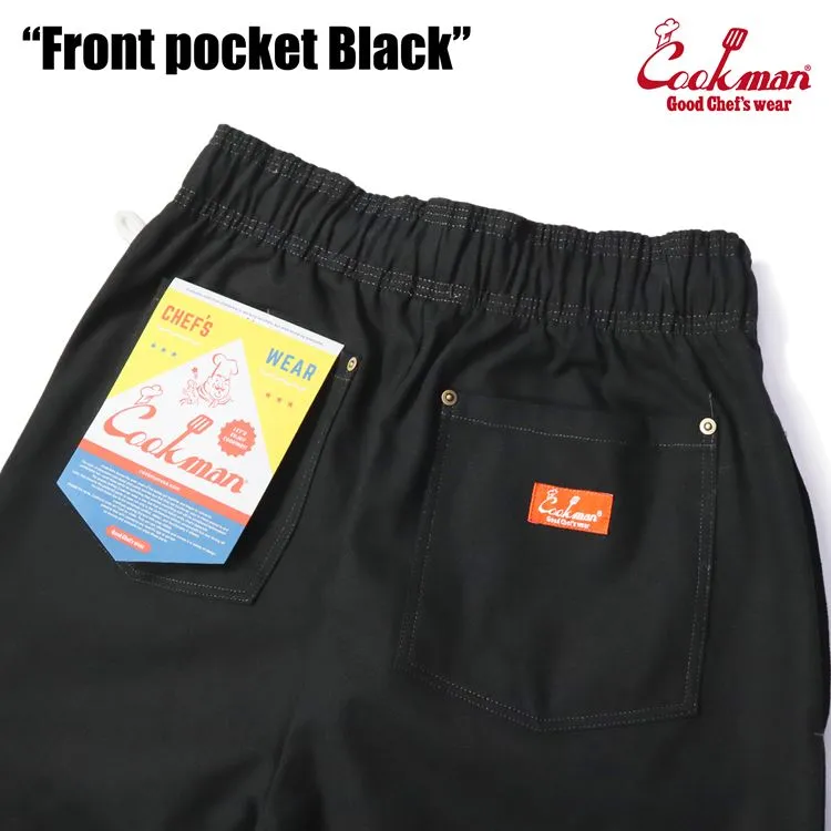 Cookman Chef Short Pants - Front pocket : Black