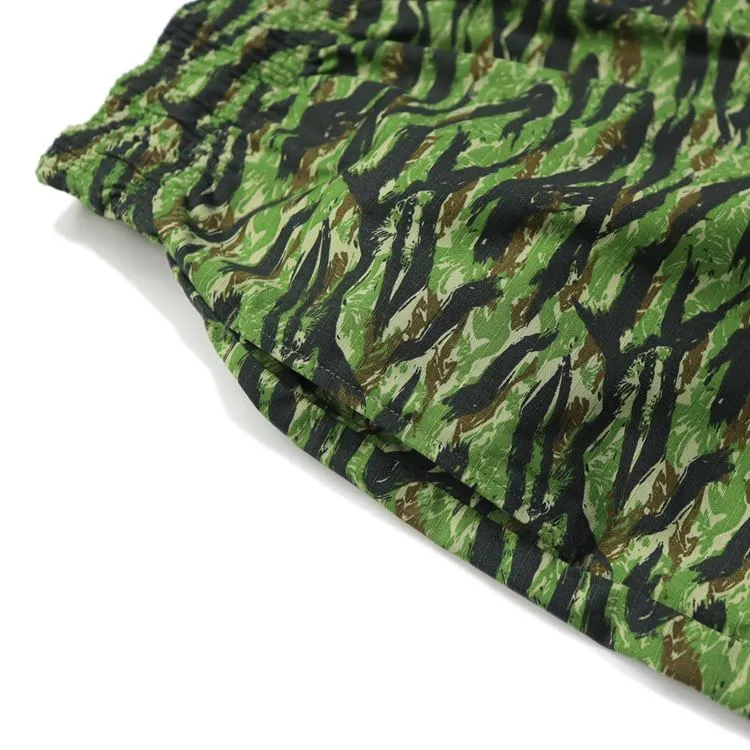 Cookman Chef Short Pants - Ripstop : Tiger Camo Green