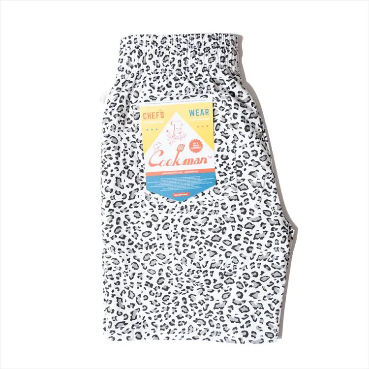 Cookman Chef Short Pants - Snow Leopard