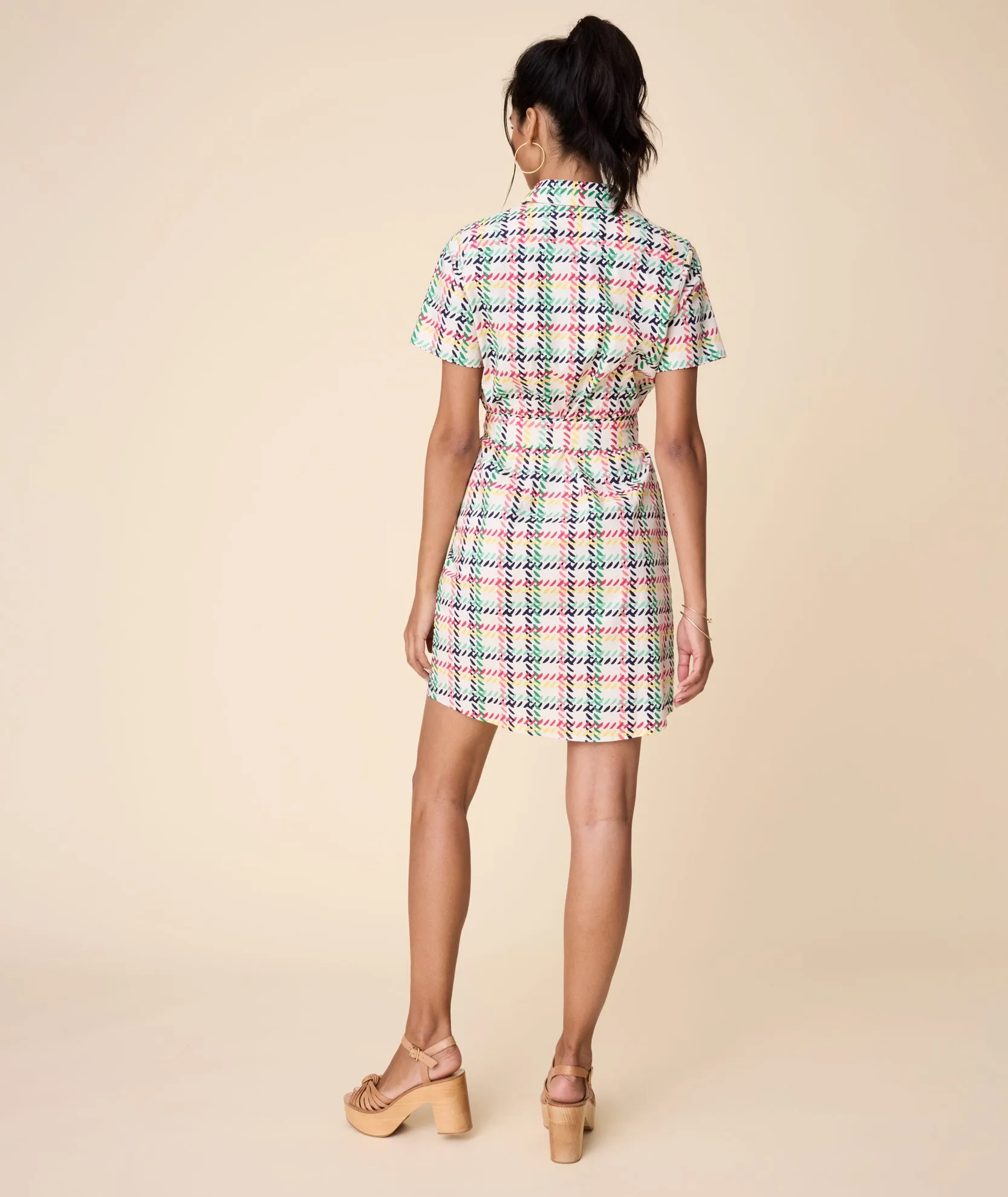 Cotton Stretch Imogen Shirt Dress - FINAL SALE