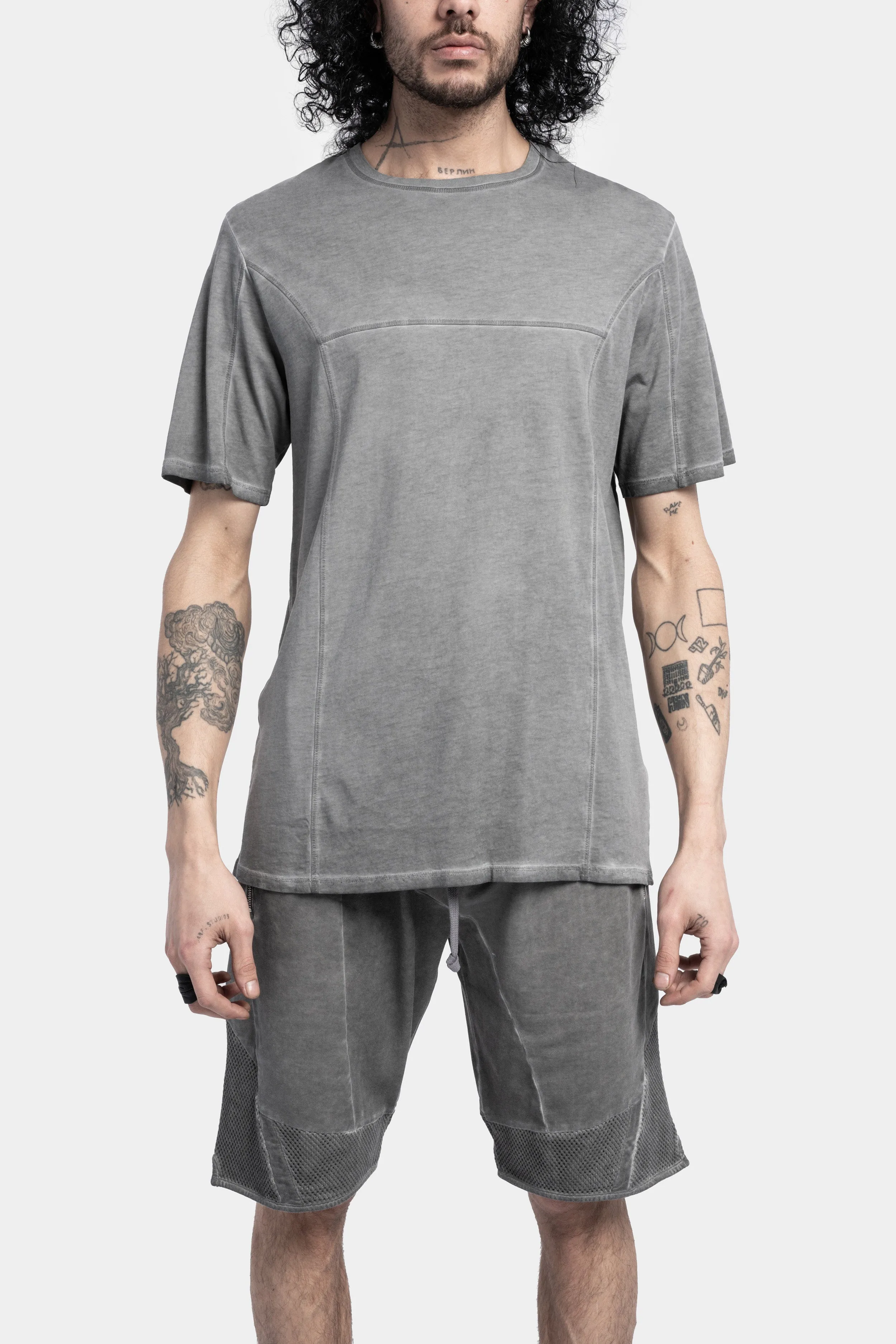 Cotton T-Shirt, Cold Dyed Grey