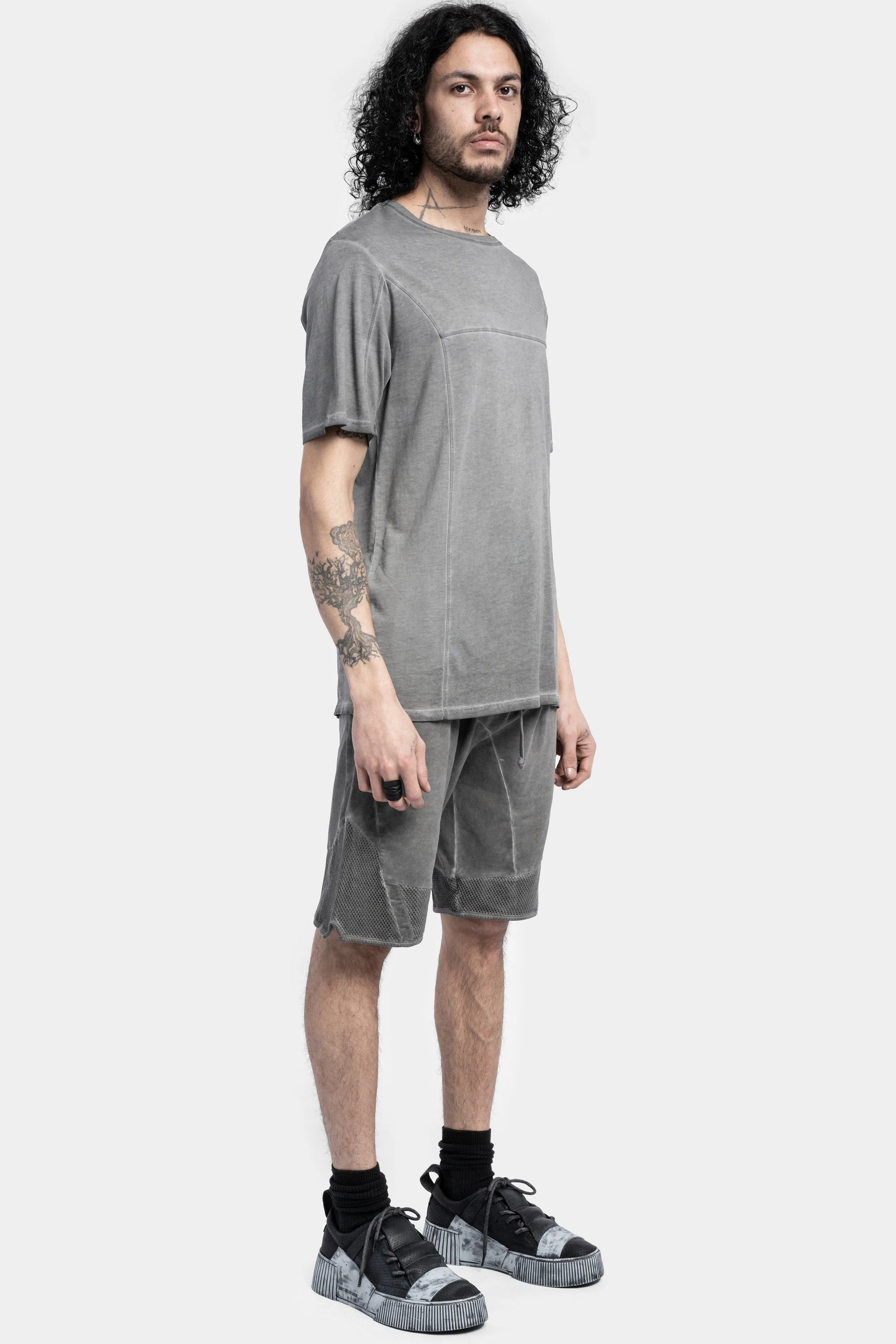 Cotton T-Shirt, Cold Dyed Grey