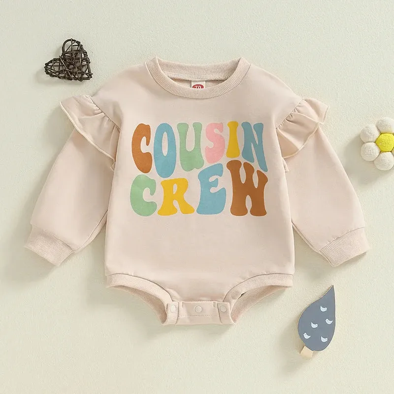 COUSIN CREW Ruffle Onesie