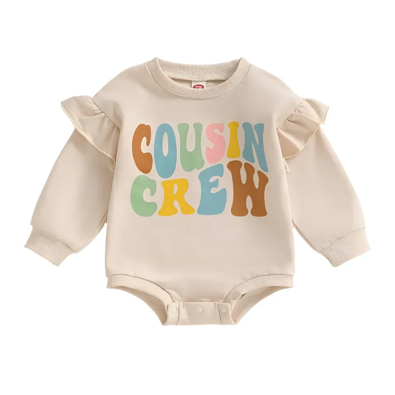 COUSIN CREW Ruffle Onesie