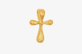 Cross Charm Wholesale 14K Gold, Solid 14K Gold, G182