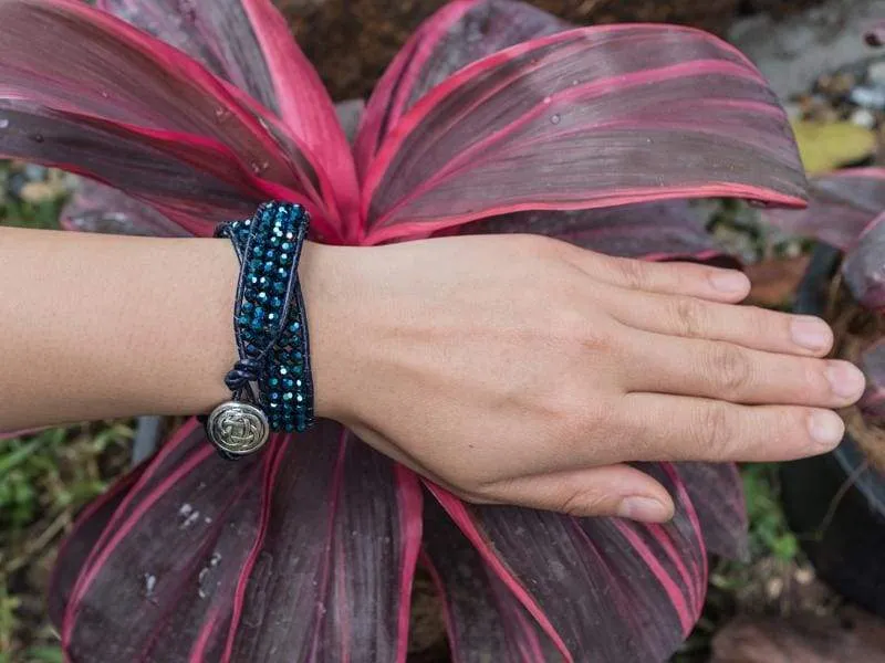 Crystal Roma Bracelet Midnight Blue