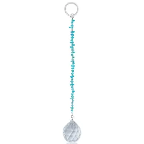 Crystal Sun Catcher - Rainbow Maker Apatite Keychain