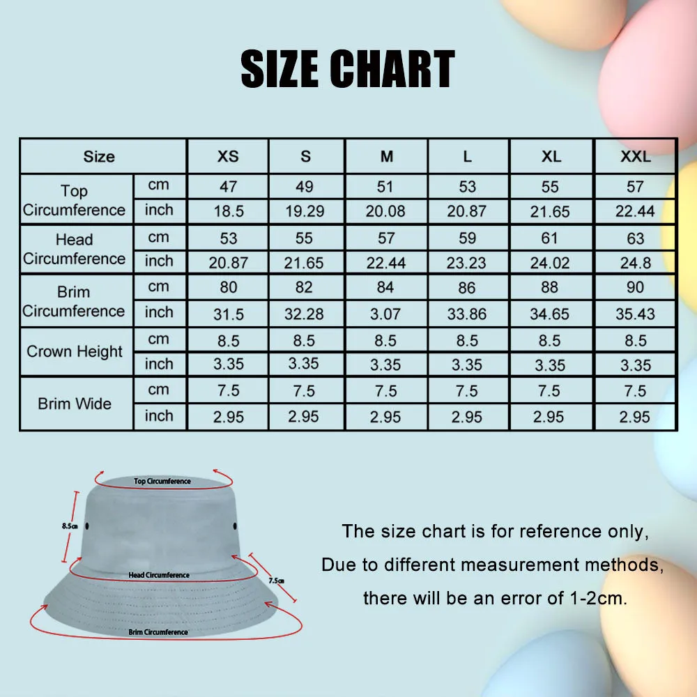 Custom Bucket Hat Unisex Face Bucket Hat Personalized Wide Brim Outdoor Summer Cap Hiking Beach Sports Hats I Love Dad