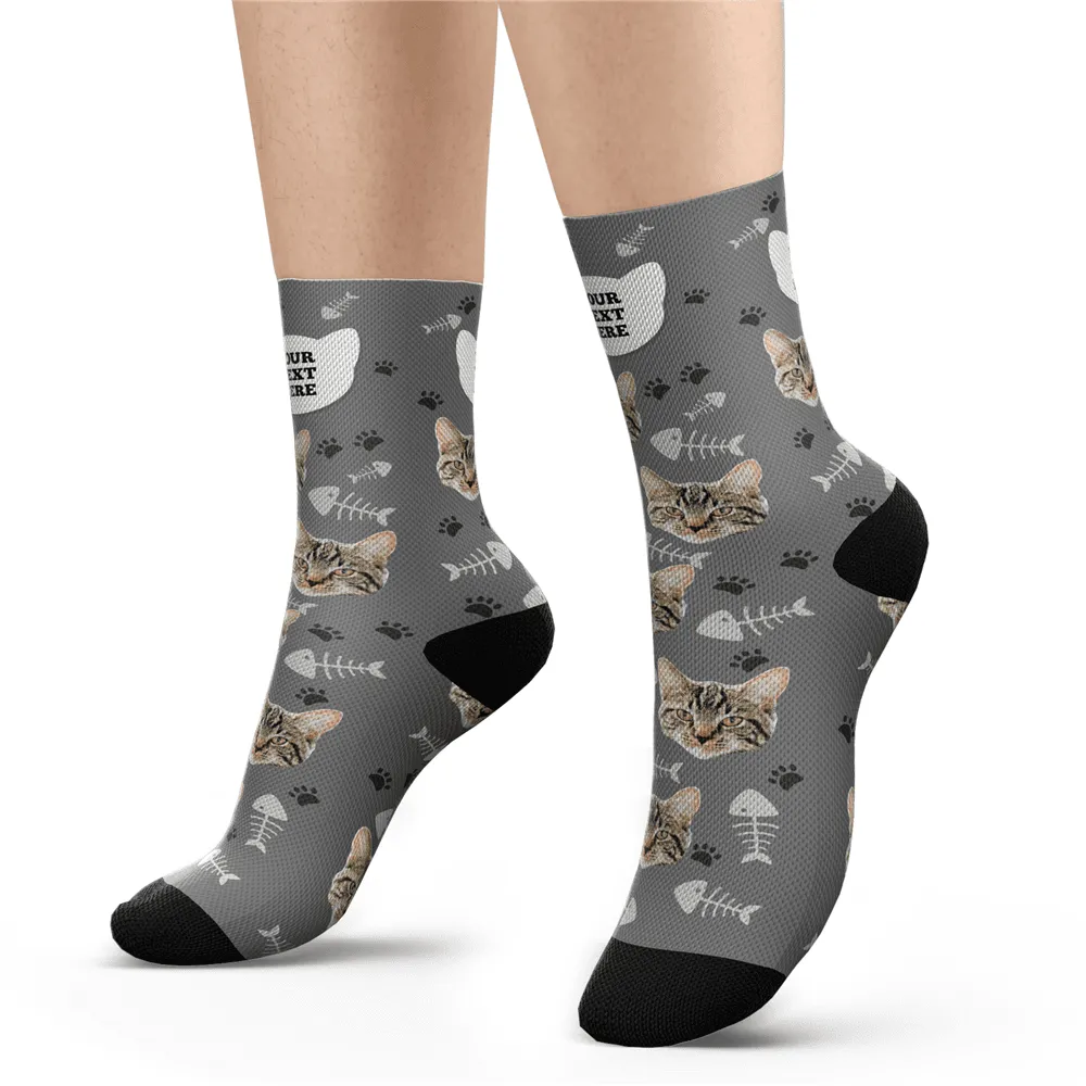 Custom Cat Socks