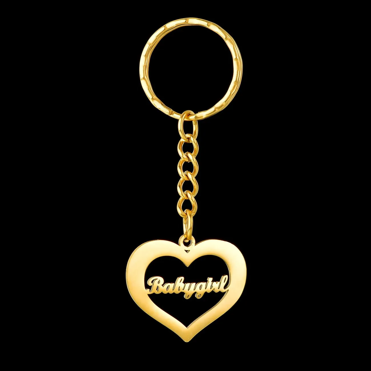 Custom Heart Key Chain