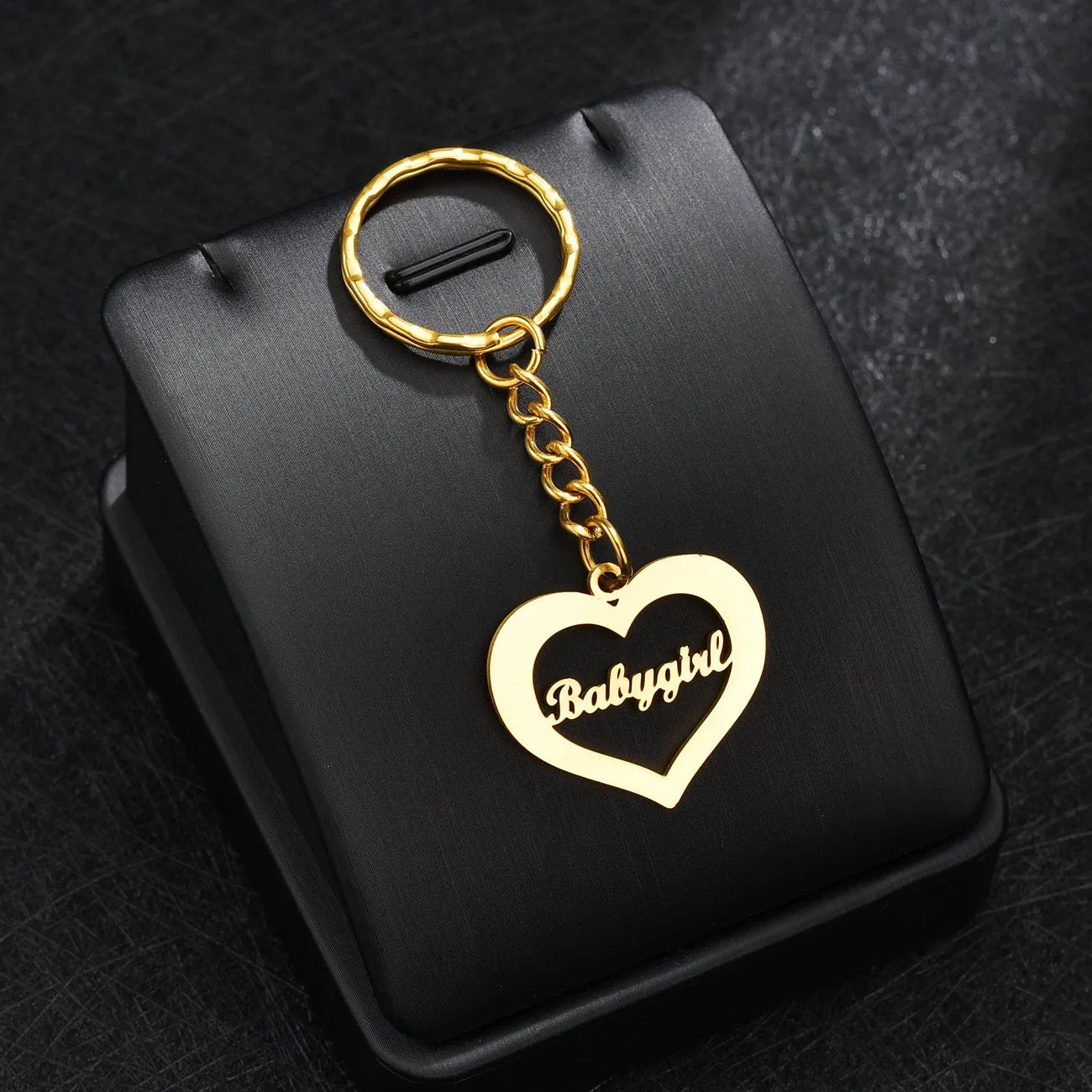 Custom Heart Key Chain