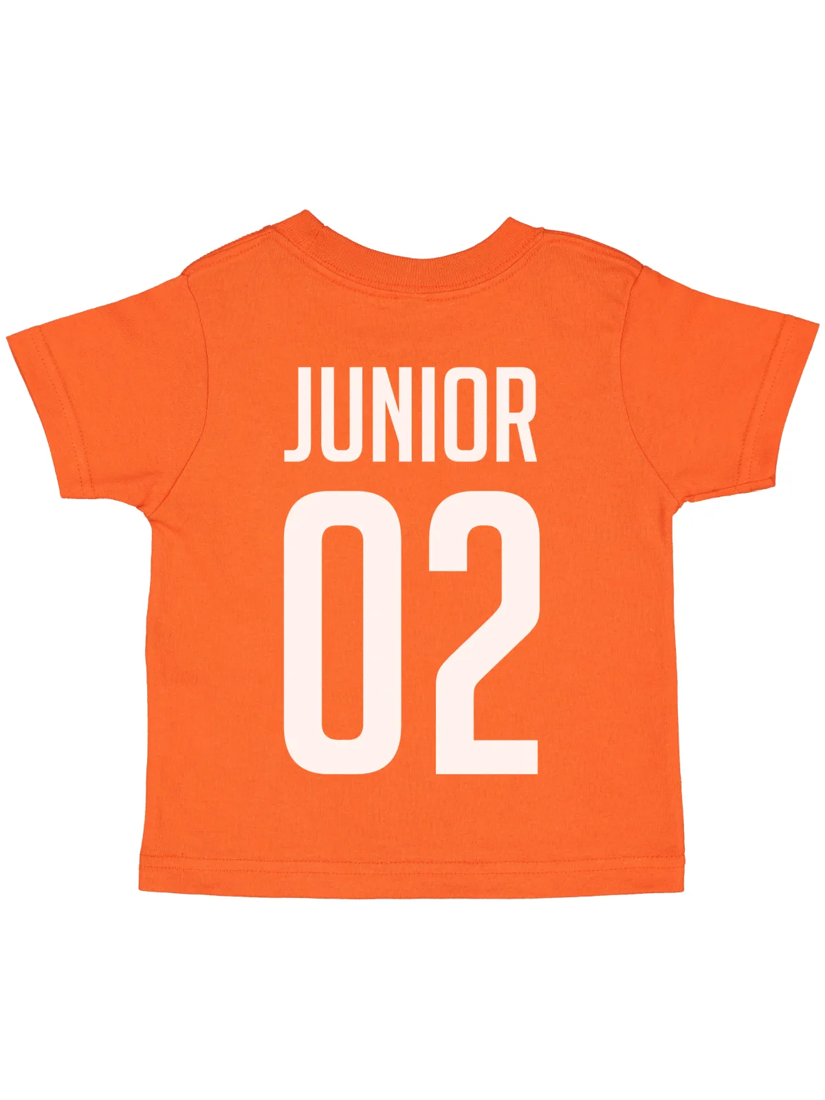 Daddy   Me Matching Jersey Shirts - Orange