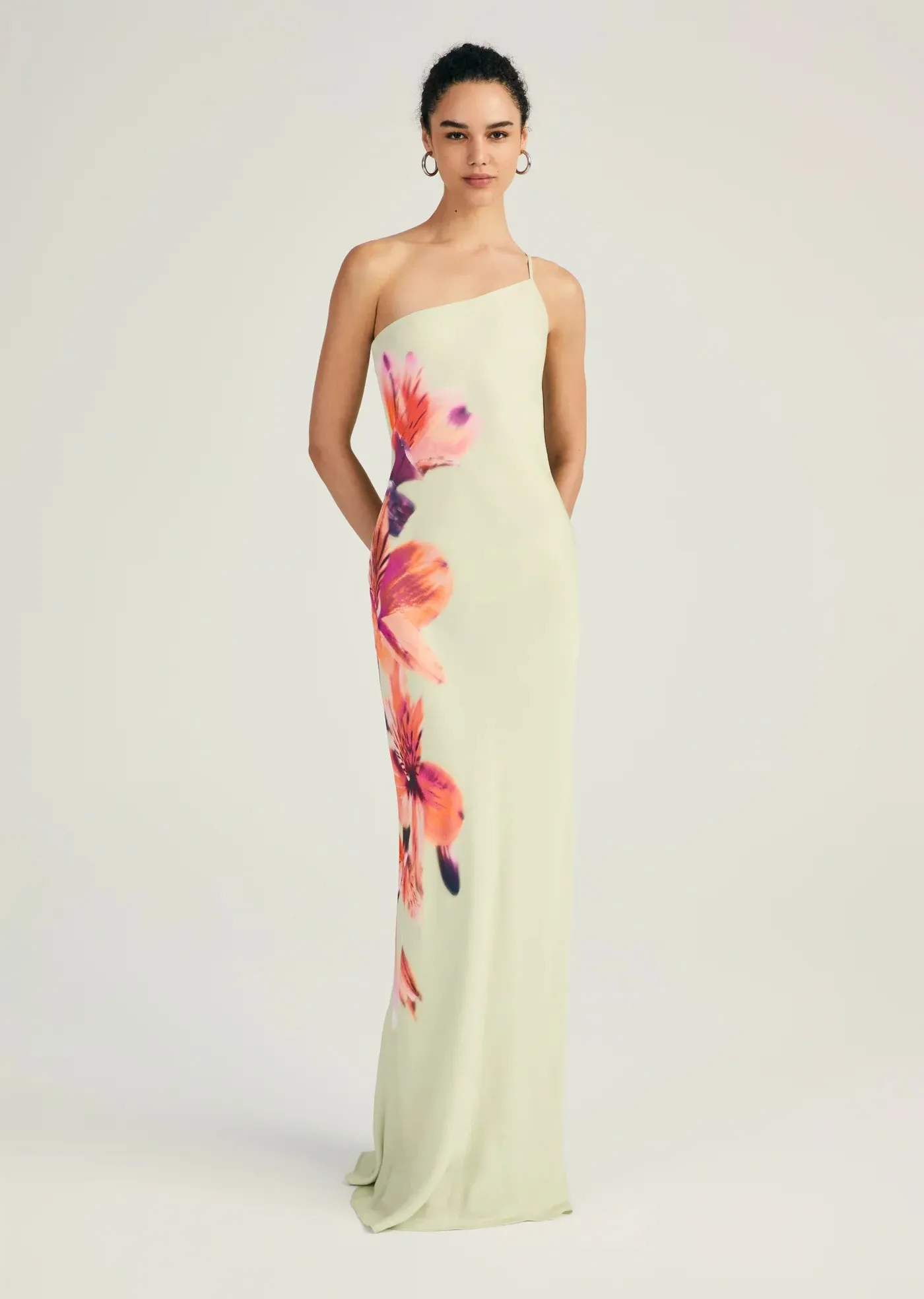 Derek Lam 10 Crosby Milou One Shoulder Gown