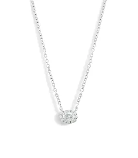 Diamond Halo Necklace