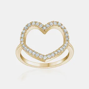 Diamond Jumbo Heart Ring