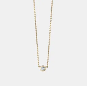 Diamond Solitaire Necklace