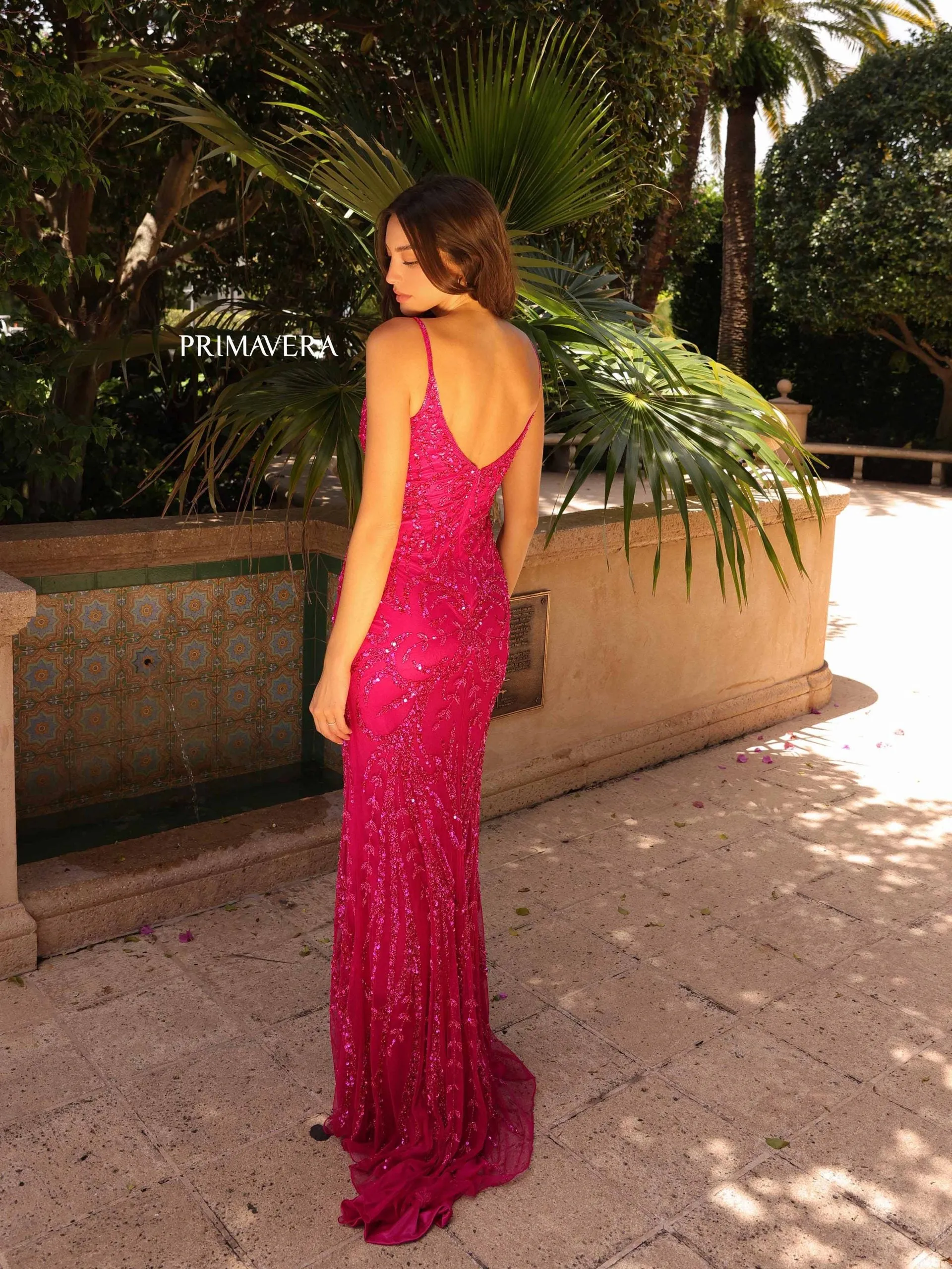 Drita | Fully Beaded Evening Gown | Primavera Couture 3739