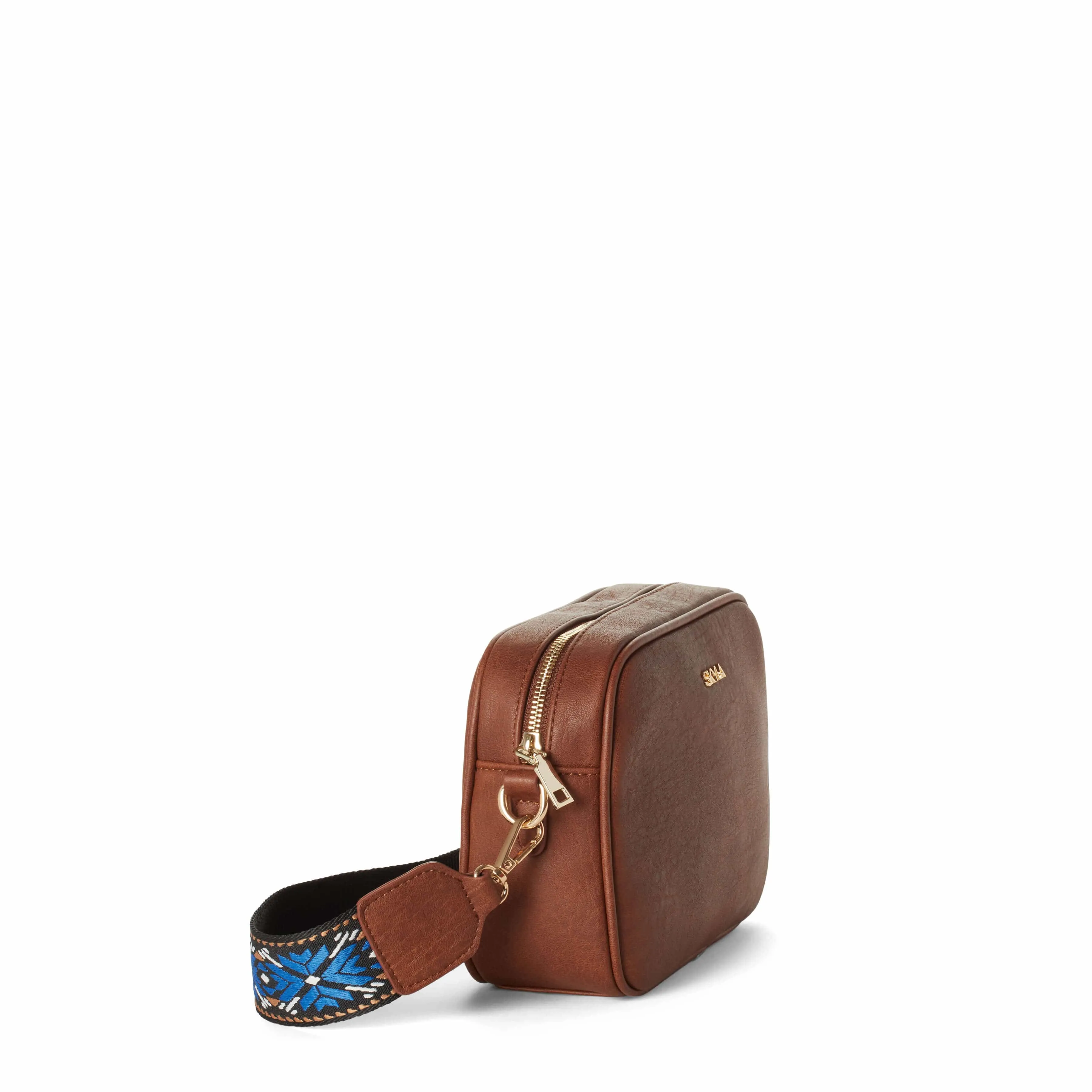 Ellie Adjustable Crossbody Guitar Vegan Strap | Chestnut