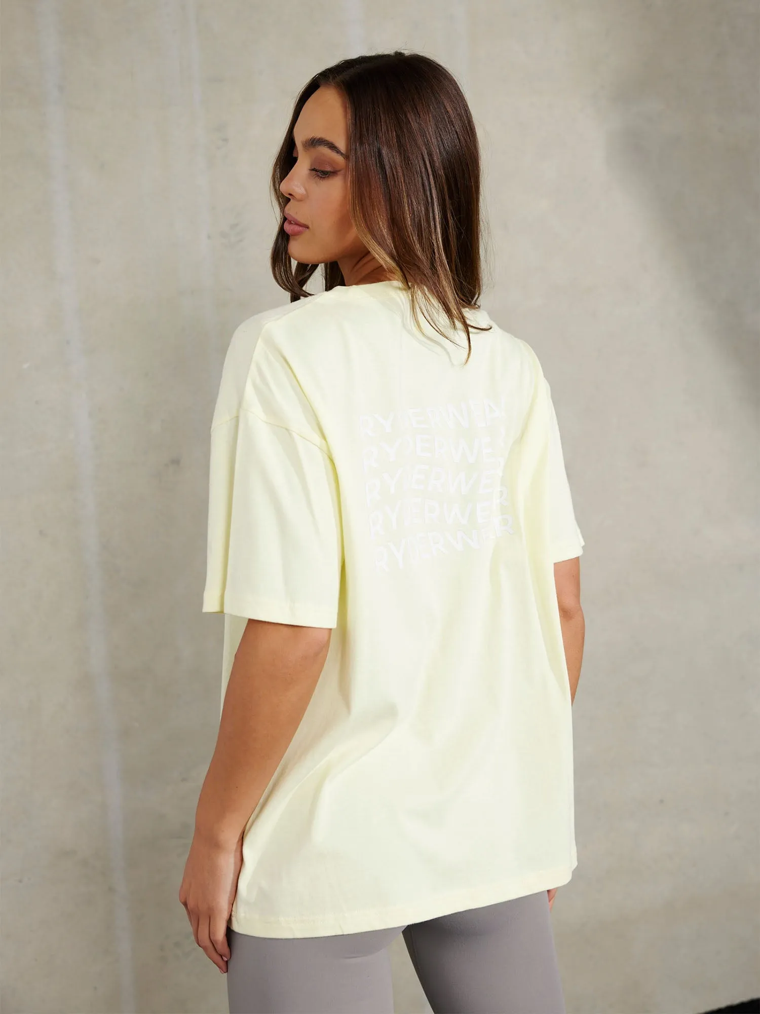 Embody Oversized T-Shirt - Lemon