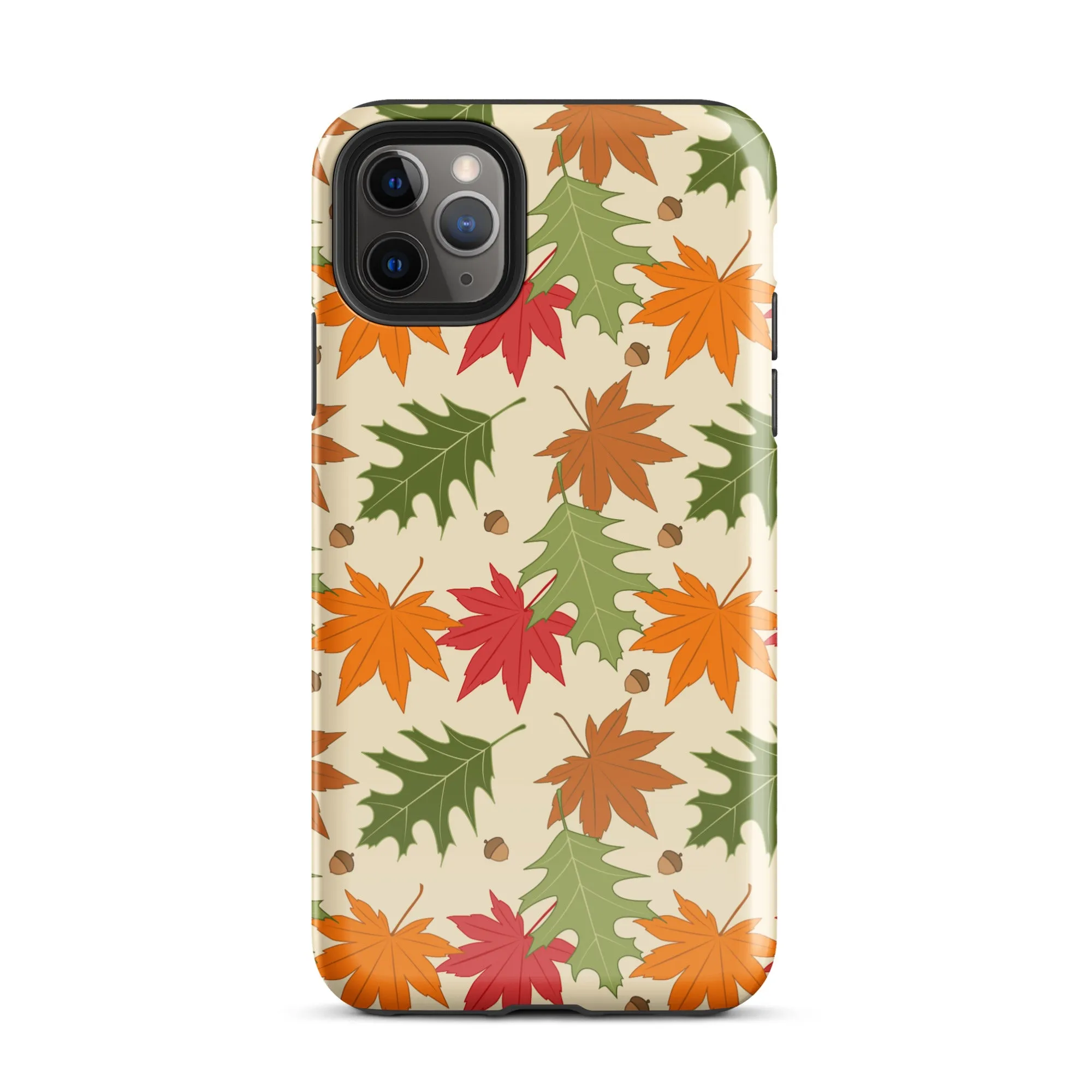 Falling Leaves Autumn Premium iPhone Case