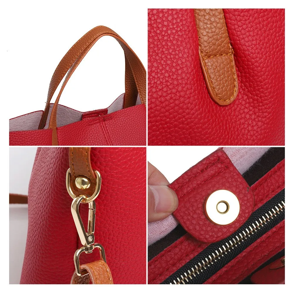 Fashion Leather Tote Bag, Crossbody Bag, Shoulder Bag and Handbag