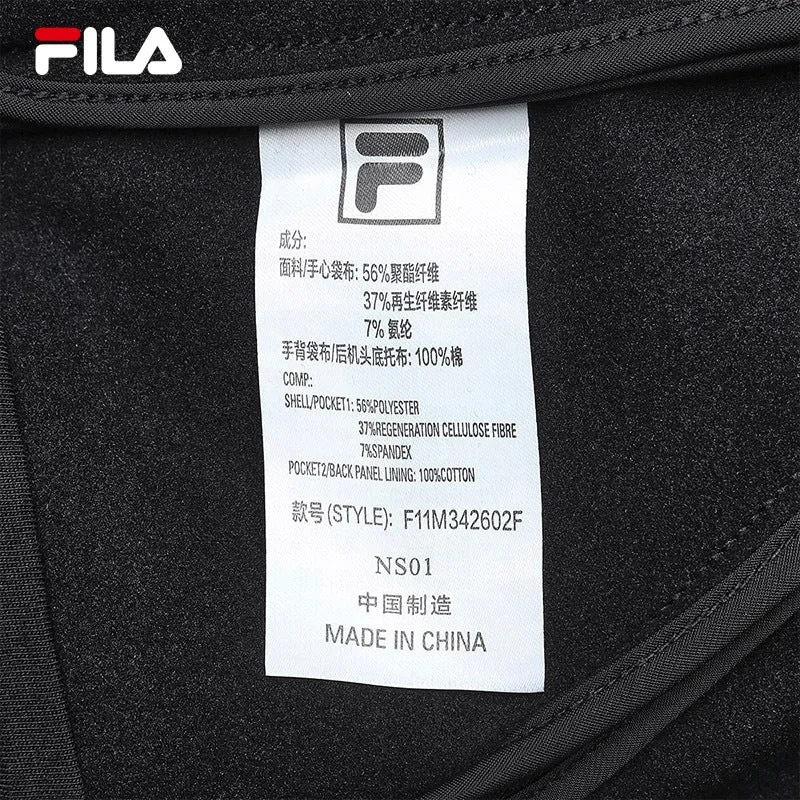 FILA CORE NORDIC POLAR LIGHT & ICEBREAKER CRUISE WHITE LINE BLUE Men Knit Pants in Black