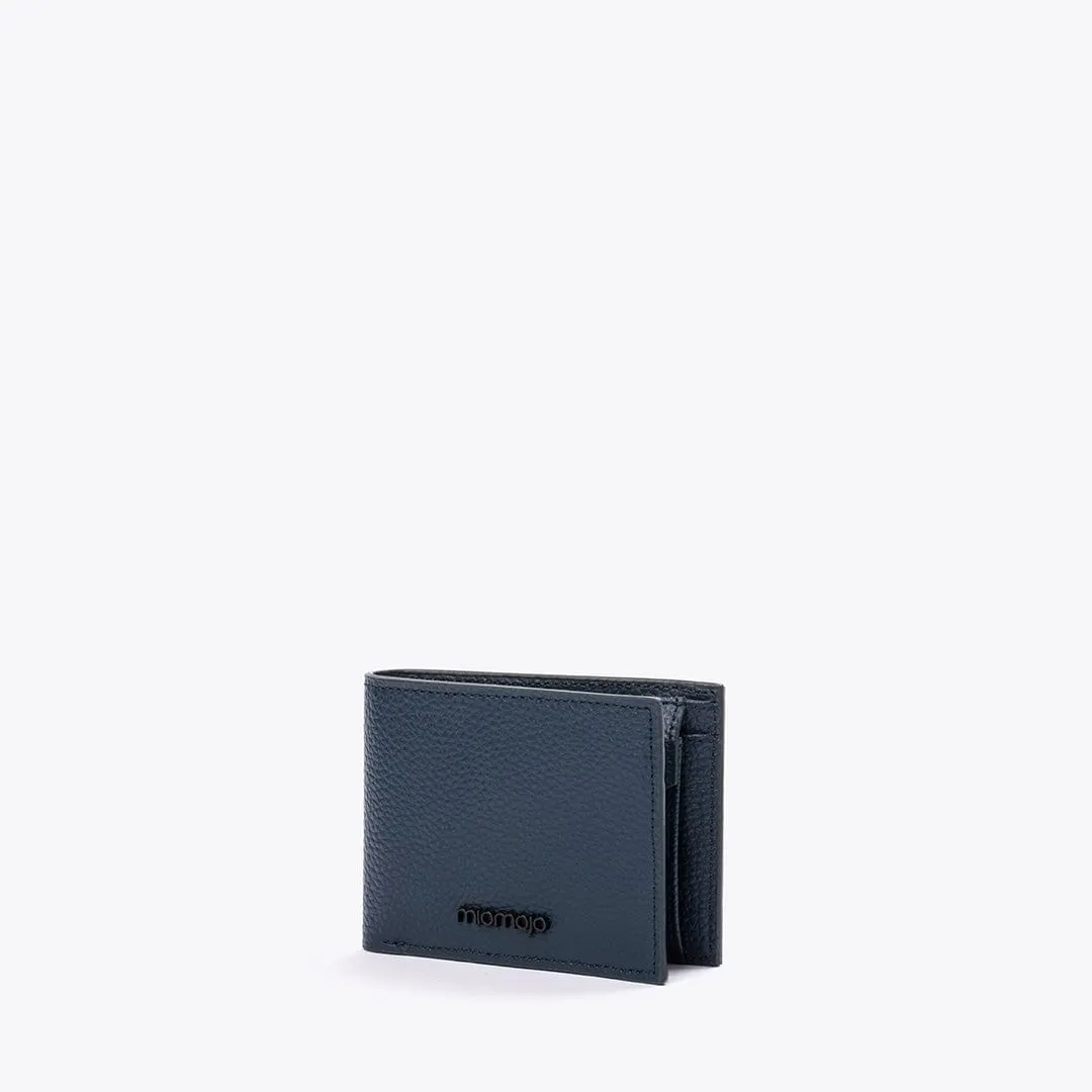 Filippo Recycled Vegan Leather Wallet | Midnight Blue