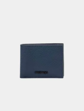 Filippo Recycled Vegan Leather Wallet | Midnight Blue