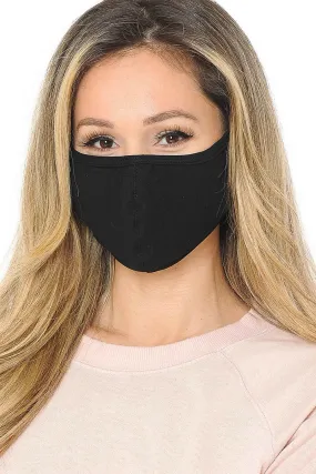 Fiumara Apparel Reusable Cotton Face Mask with PM2.5 Filter Pocket