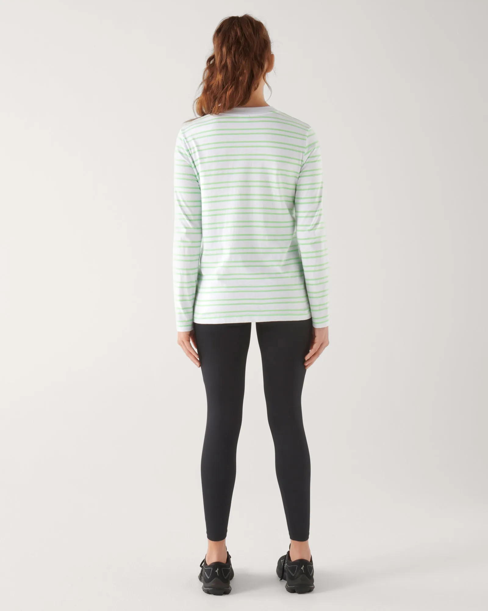 FOUNDATION LONG SLEEVE TEE SPEARMINT/BLACK