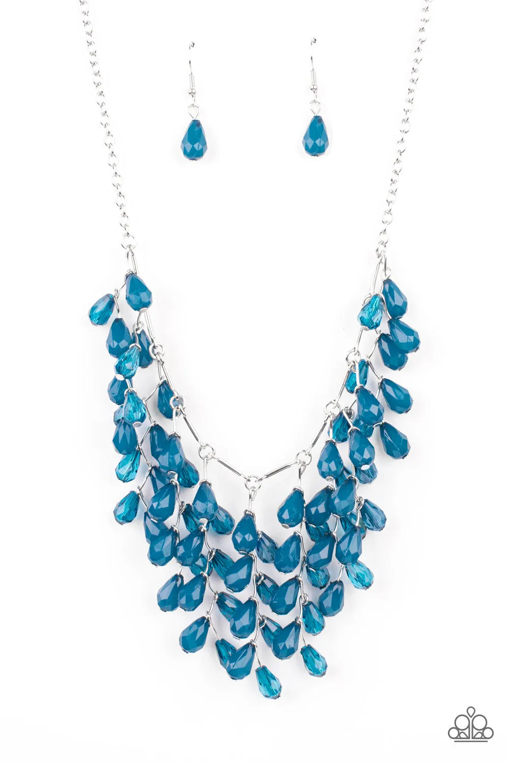 Garden Fairytale - Blue Paparazzi Necklace