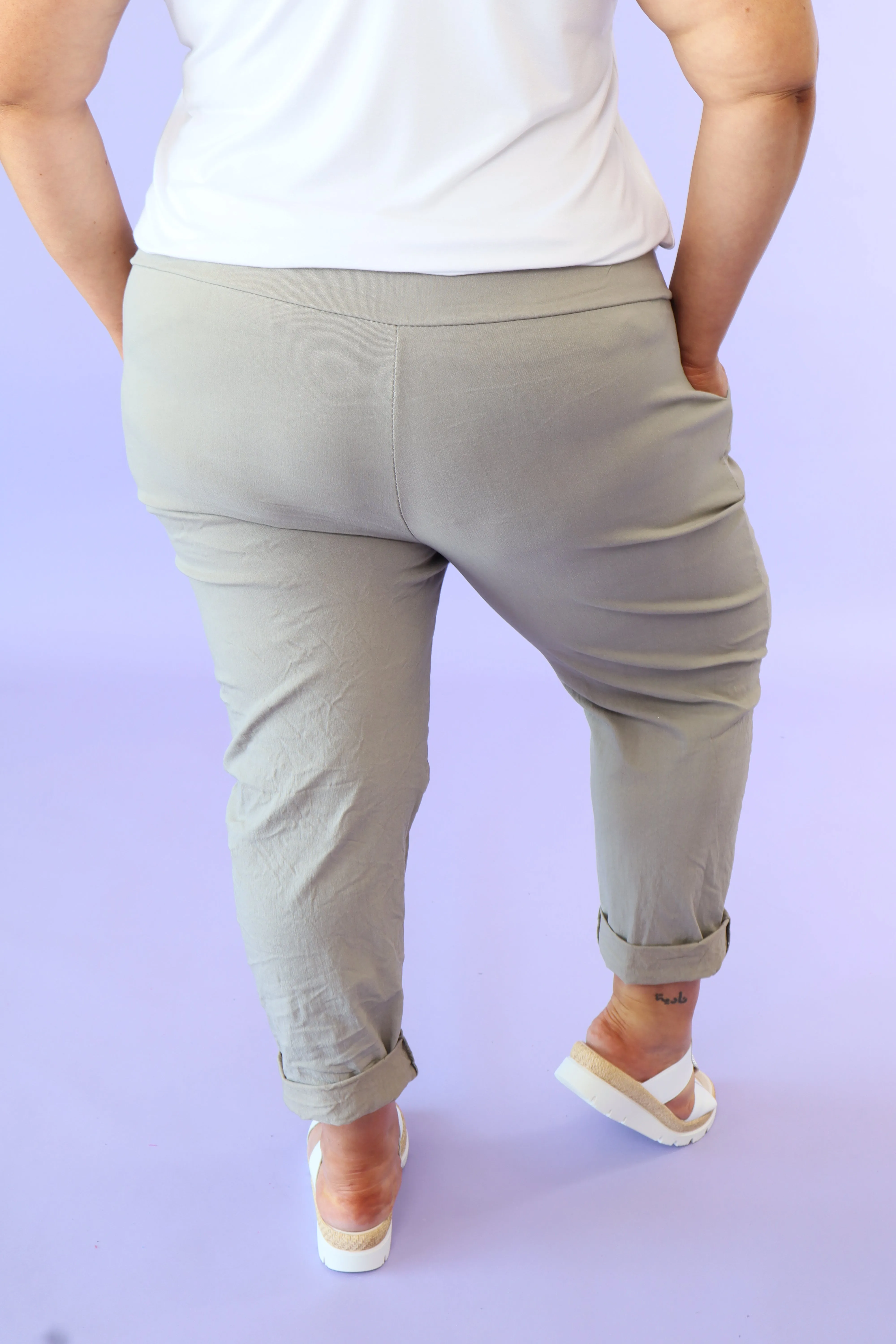 Grace Jogger in Tan