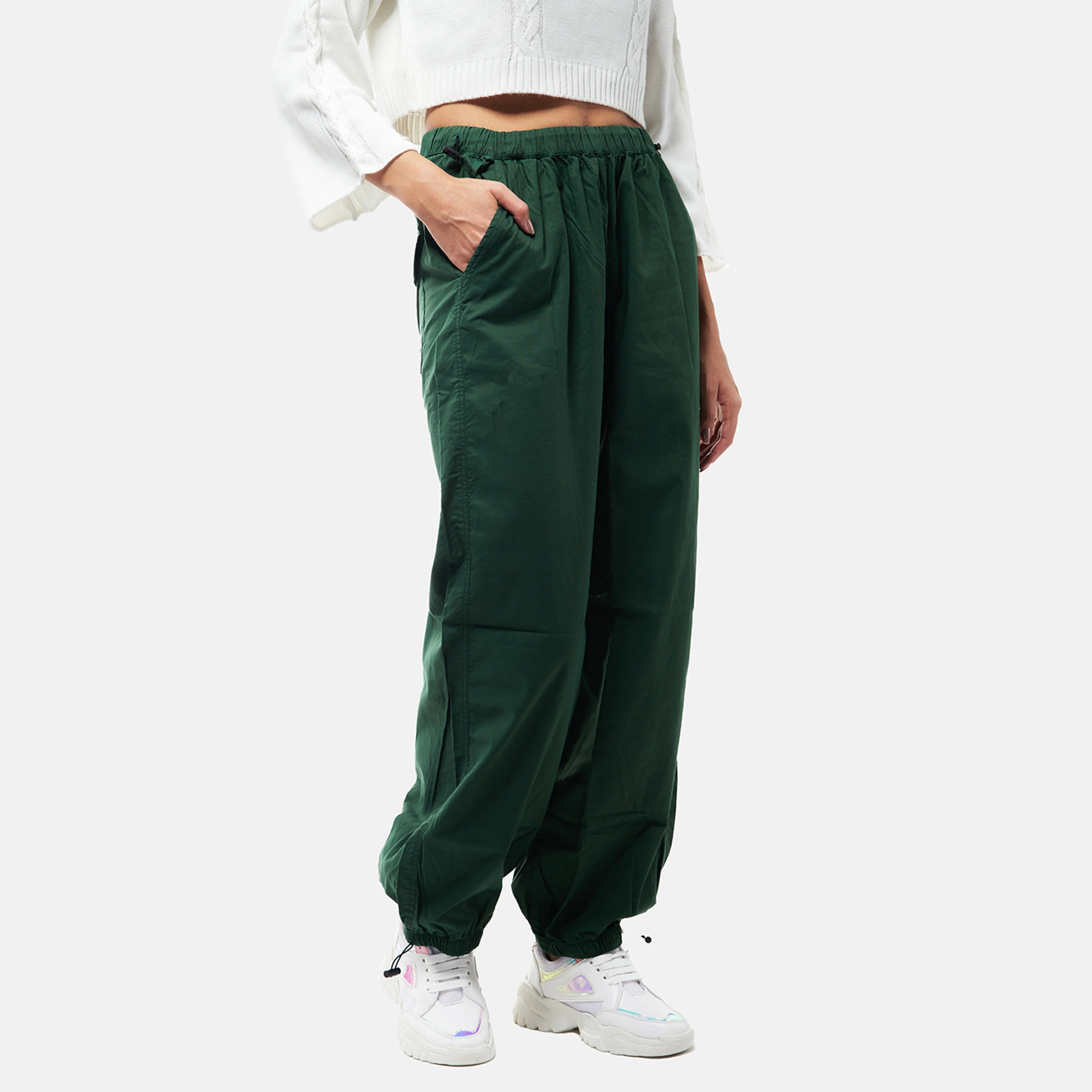 Green Parachute Pants