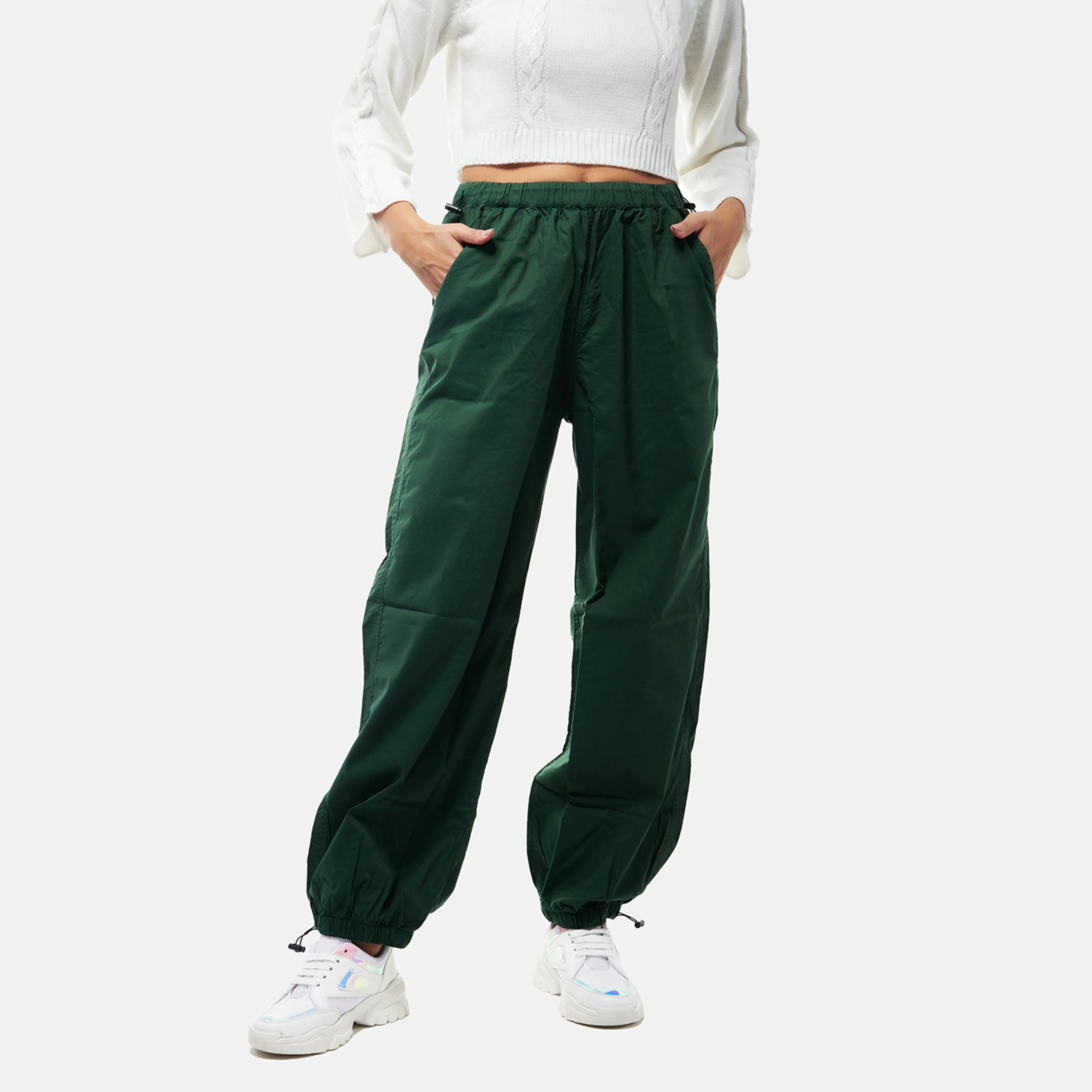 Green Parachute Pants