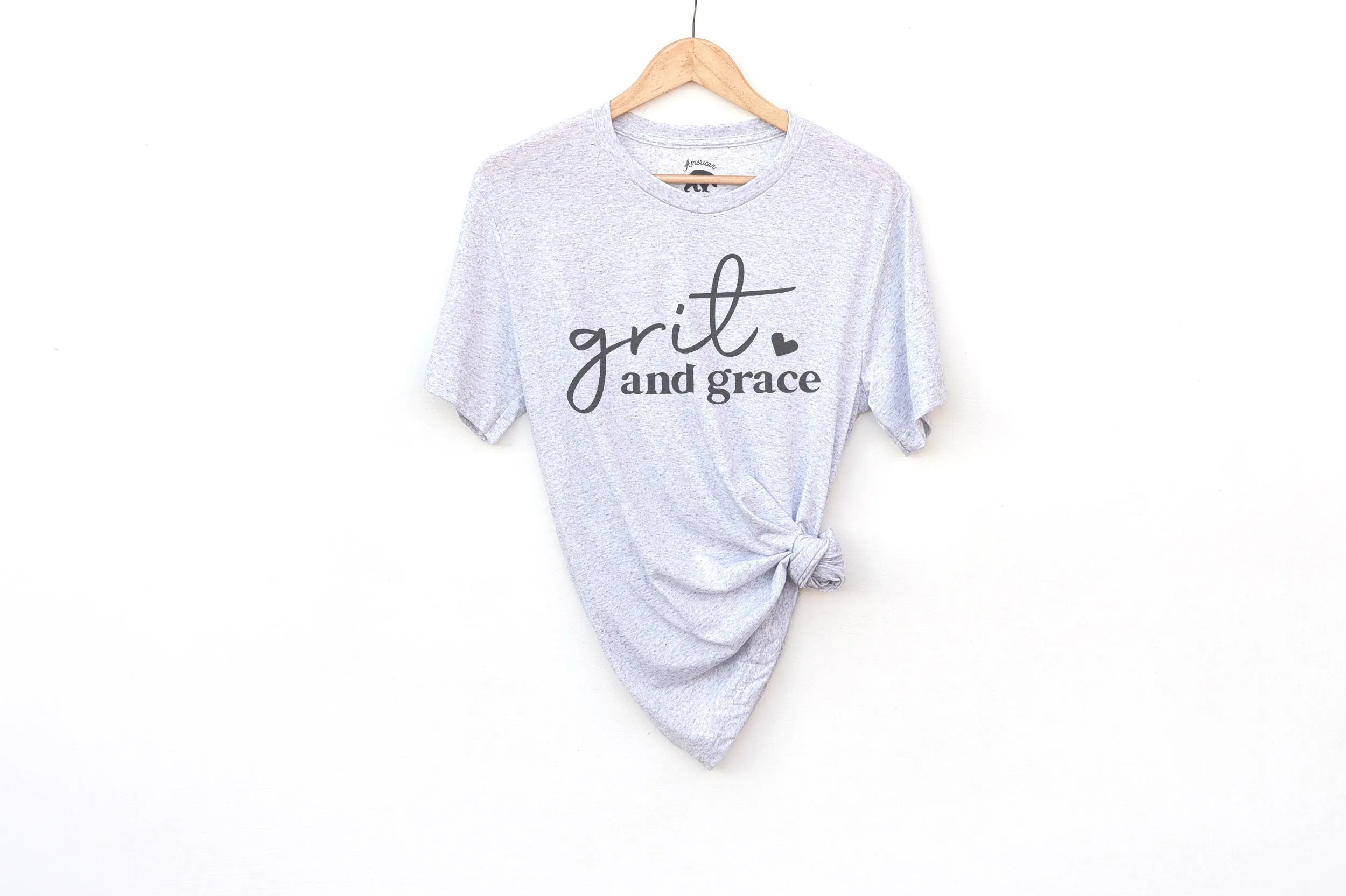 Grit and Grace Adult Shirts - light or dark artwork