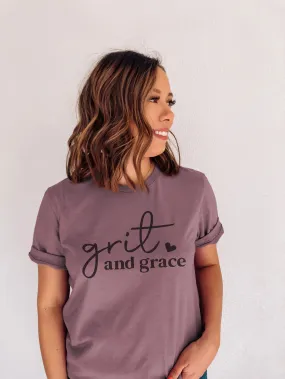 Grit and Grace Adult Shirts - light or dark artwork