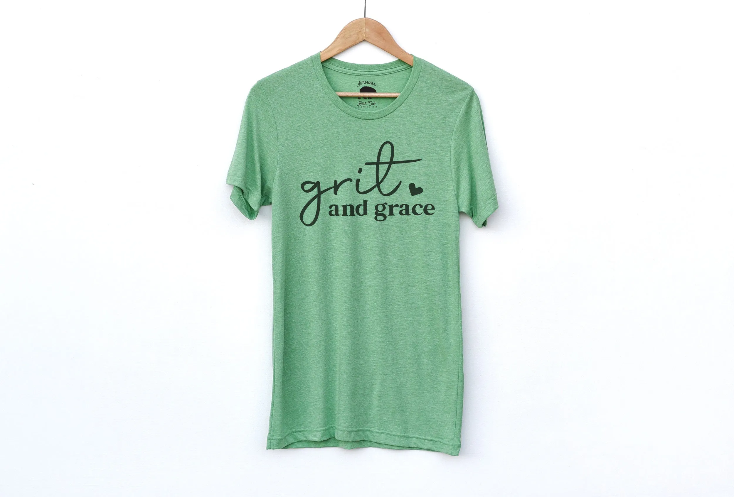 Grit and Grace Adult Shirts - light or dark artwork