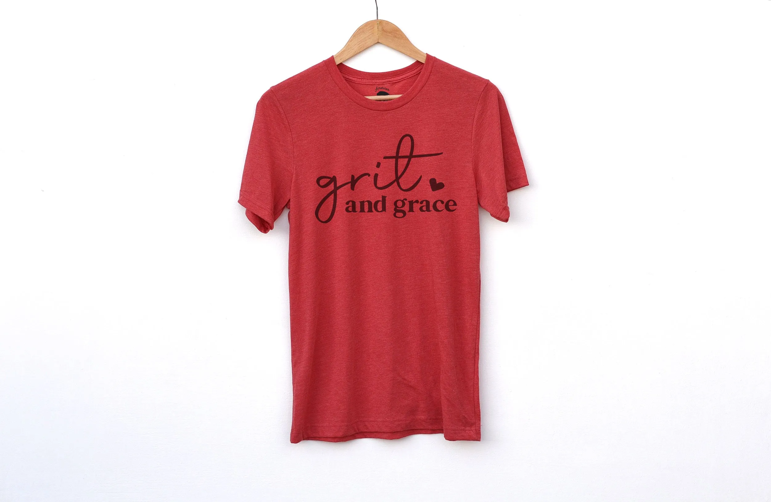 Grit and Grace Adult Shirts - light or dark artwork