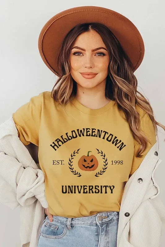 HALLOWEEN TOWN UNIVERSITY GRAPHIC TEE PLUS SIZE