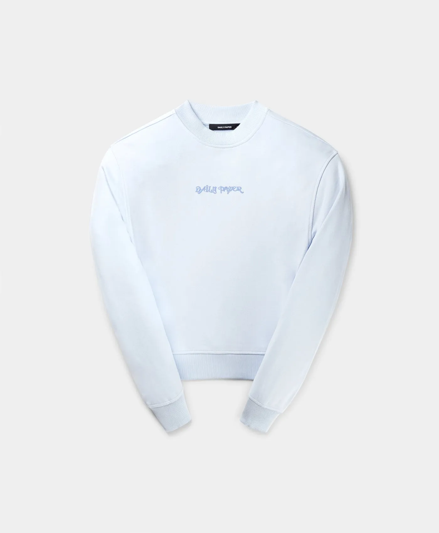 Halogen Blue Diverse Logo Boxy Sweater