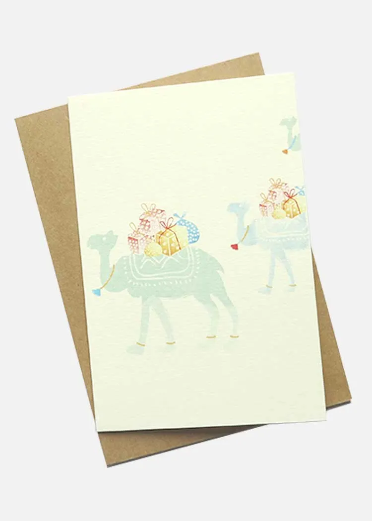 Happy Birthday Greeting Card - Camel Gifts