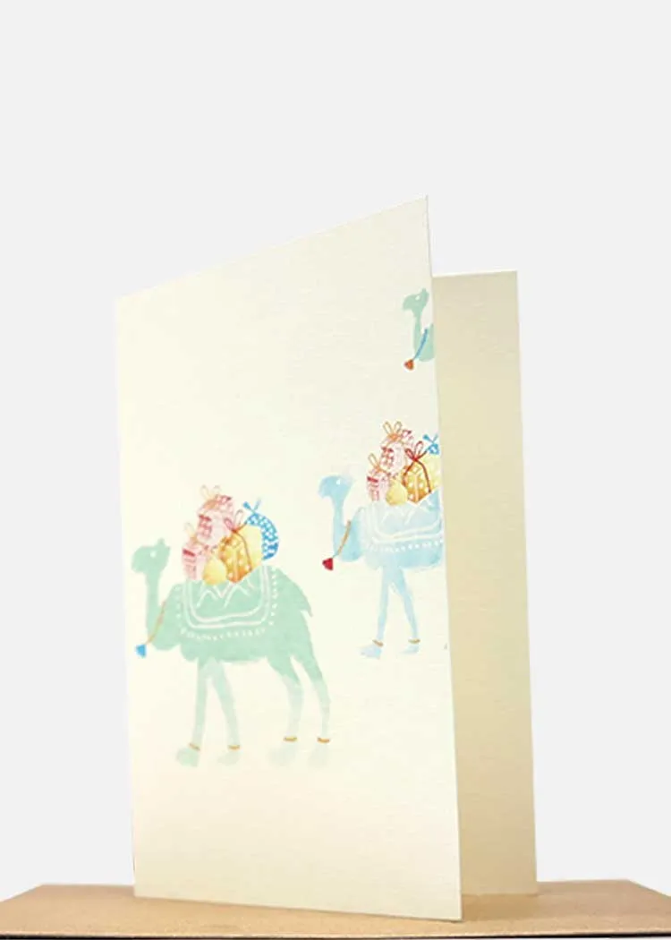 Happy Birthday Greeting Card - Camel Gifts