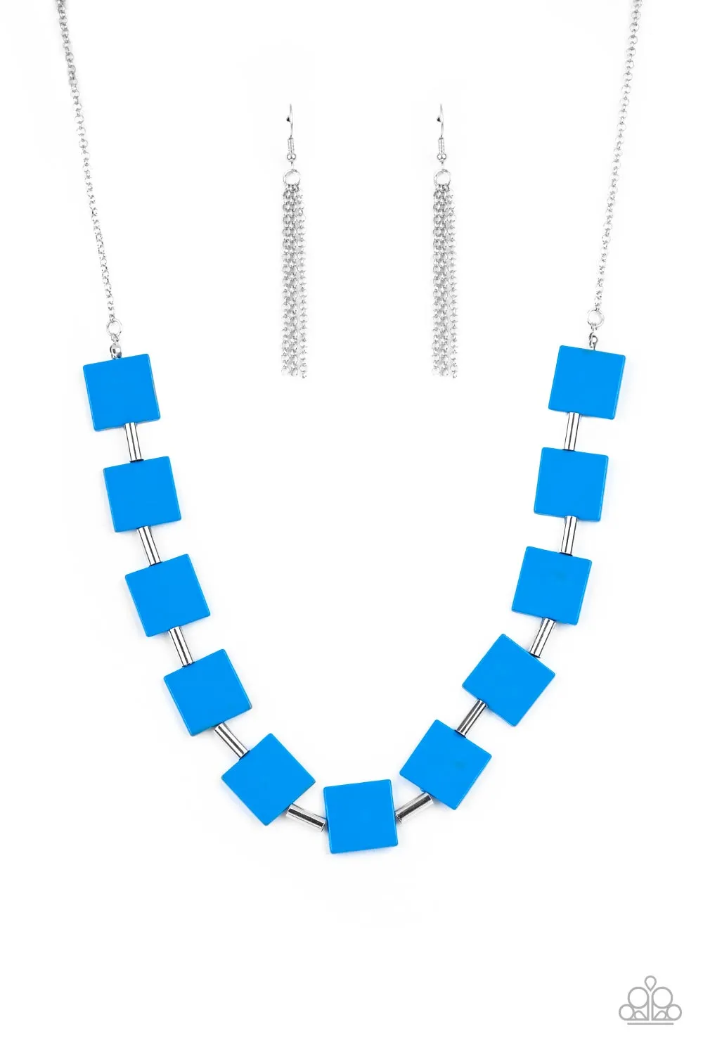 Hello, Material Girl - Blue Necklace