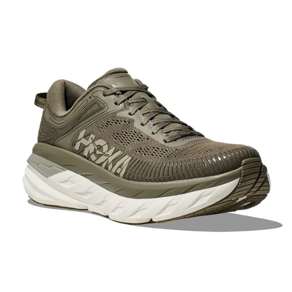 HOKA Men's Bondi 7 (Wide Width) Olive